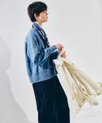 INDIGO 裏毛&ピグメントダイ　プルオーバー